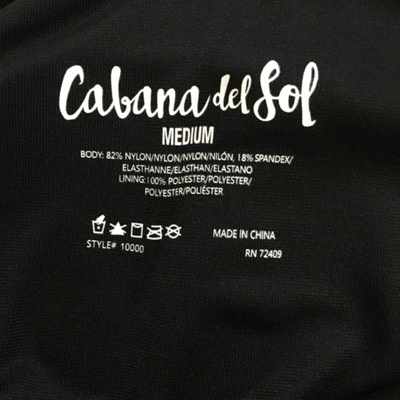 Cabana del Sol Skinny Dippin' One Piece Swimsuit - Picture 5 of 7